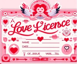 恋愛免許証とは?手に入れる方法は?