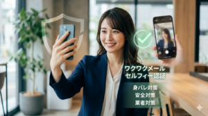 ワクワクメールのセルフィー認証は安全？身バレ・やり方・業者対策を解説